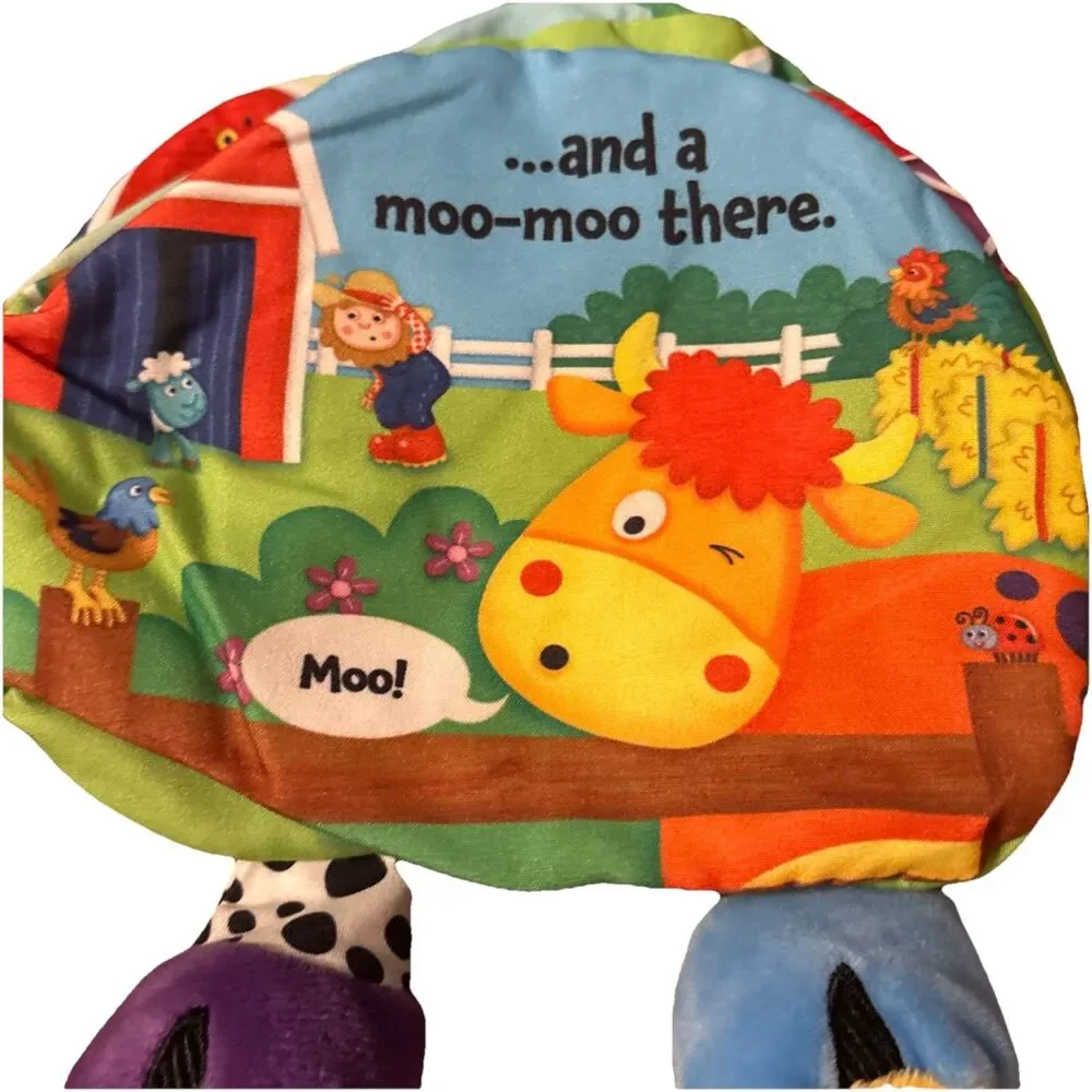 Kids Book Publishing Jiggle and Discover Old McDonald Cloth Book-Kids Books